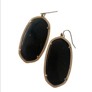 Kendra Scott Danielle Black Stone Earrings
